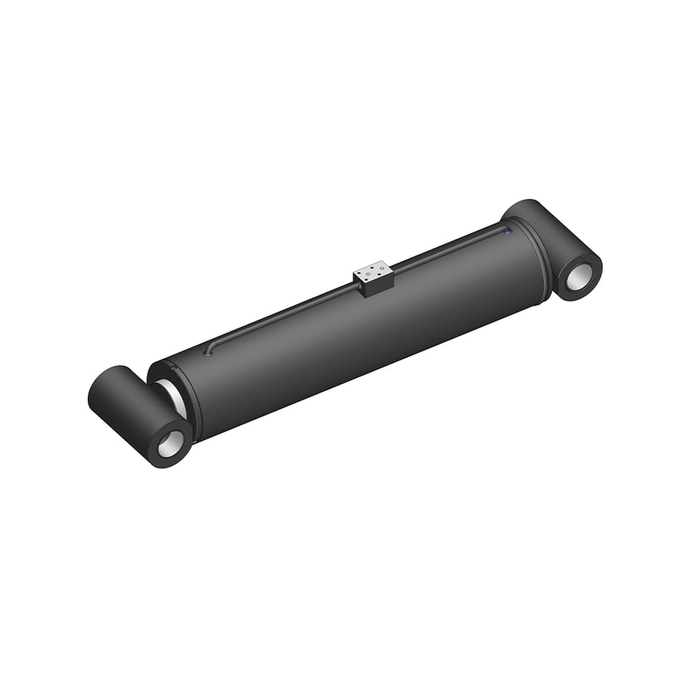Hydraulický lufývací válec na kanálu