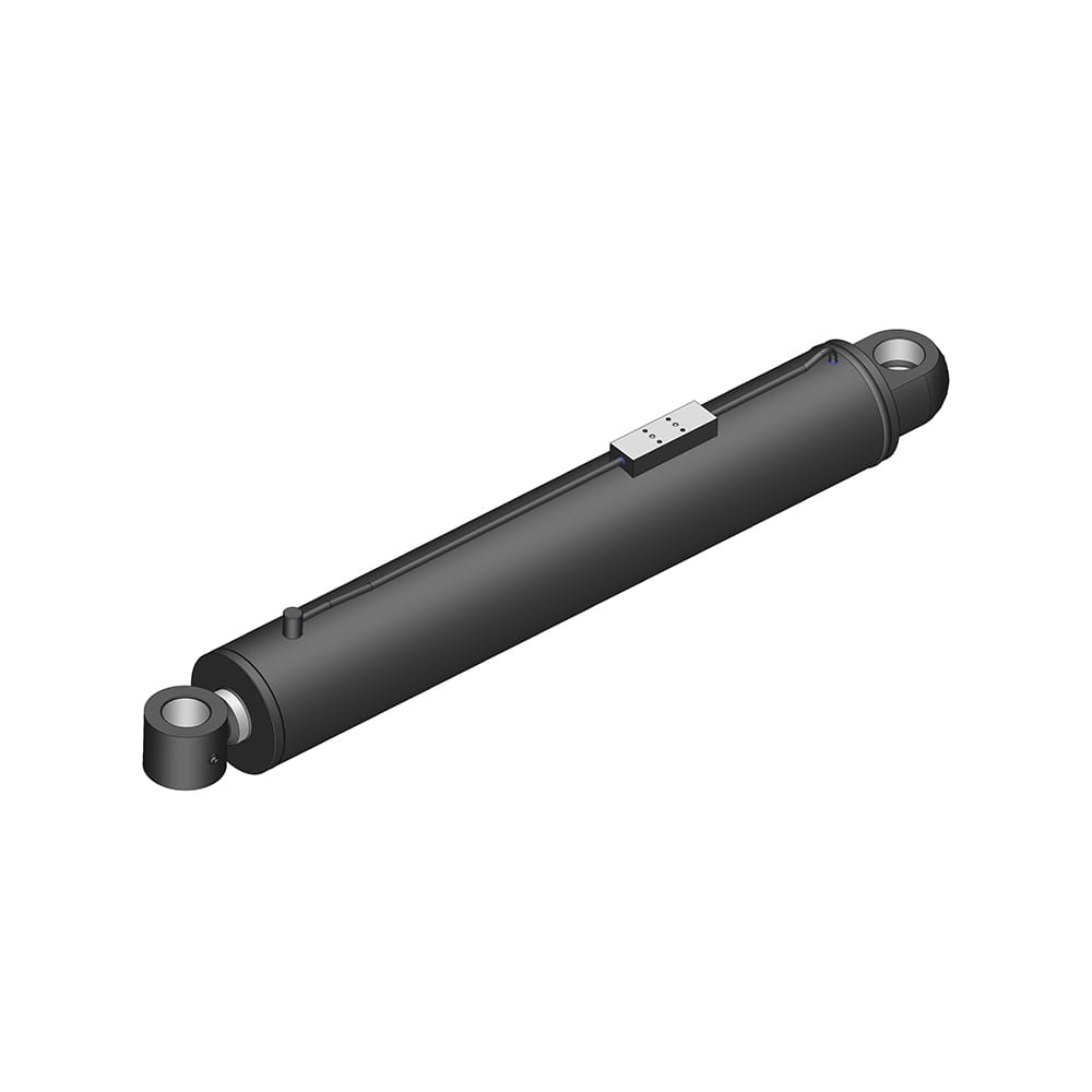 Hydraulická hlava s hlavolami na mostové inspekci