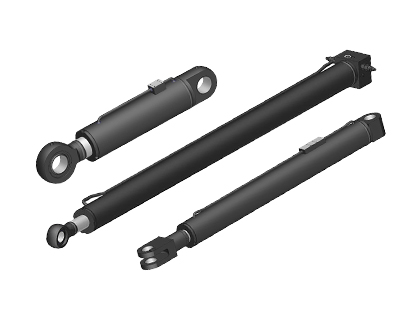 Hydraulické válce pro hromadné stroje